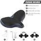 YLG Oversized Comfort Bike Seat Comfortable Replacement Bike Saddle Memory Foam Soft Bike Saddle Waterproof Universal Fit Bicycle Seat for Women Men