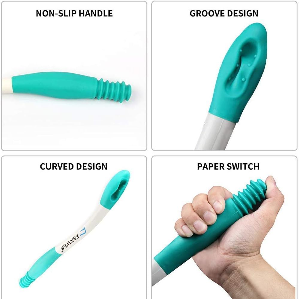 Buy now Fanwer Toilet Aids Tools,Long Reach Comfort Wipe,Extends Your Reach Over 15" Grips Toilet Paper or Pre-Moistened Wipes at indiglob india