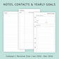 newestor 2026 Weekly & Monthly Planner Refill, 3-3/4" x 6-3/4", Jan 2026 - Dec 2026, Personal/Compact/Size 3