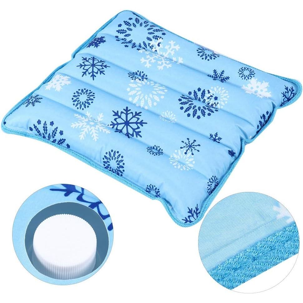 Buy now Cooling Mat, Ice Cool Pillow, Water Filling Ice Cushion Chair Pad, Multifunctional Children Adult Ice Pillow Water Seat Cushion Baby, Children, Student, Office, Car, Travel(#3) at indiglob india
