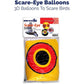 Bird-X Scare-Eye Balloons, Predator 3D Eye Balloons with Glaring, Bright Colors, Cover up to 6,000 sq. ft. Area, Pack of 3, Yellow, White, and Black