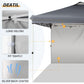 Buy now LAUSAINT HOME 10x10 Instant SunWall for Gazebo Pop up Canopy, 1 Pack Sidewall with Removable Velcro Straps for Outdoor Canopies Tent，UV30+ (Gray) at indiglob india