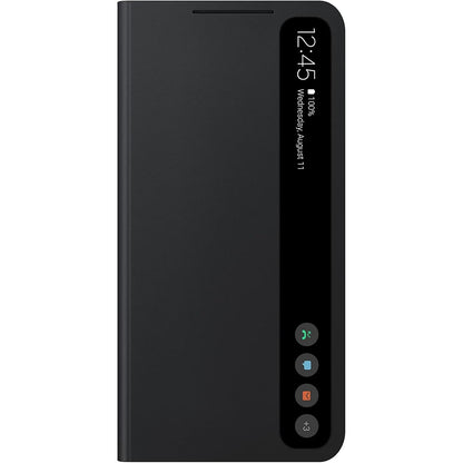 Samsung Galaxy S21 FE 5G Clear Phone Cover with Stand, Protective Case, Shockproof Smartphone Protector, Adjustable View Angle, US Version, Transparent