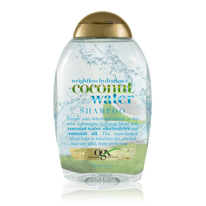 Buy now OGX Weightless Hydration + Coconut Water Shampoo, 13 Ounce Bottle, , Lightweight Hydrating Formula Sulfate-Free Surfactants at indiglob india