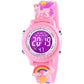 3D Cartoon Waterproof Kids Watches with Alarm - Best Toys Gifts for Girls Age 3-10