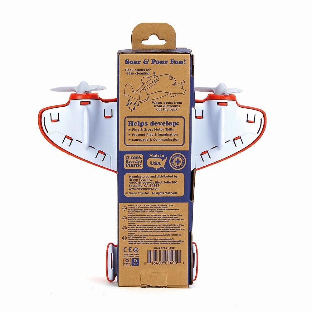 Buy now Green Toys Fire Plane - Pretend Play, Motor Skills, Kids Bath Toy Vehicle. No BPA, phthalates, PVC. Dishwasher Safe, Recycled Plastic, Made in USA. at indiglob india