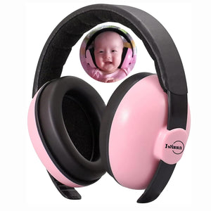 Baby Noise Cancelling Headphones Infant Ear Protection Comfortable Noise Reduction Ear Muffs for Babies Toddler 1 Months to 2 Years, Pink