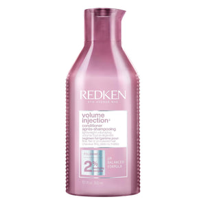 Redken Volume Injection Conditioner For Fine Hair - Adds Lift & Body, Volumizing & Detangling Without Weighing Down, Paraben Free