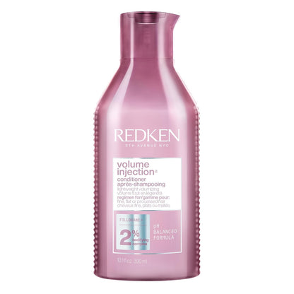 Redken Volume Injection Conditioner For Fine Hair - Adds Lift & Body, Volumizing & Detangling Without Weighing Down, Paraben Free