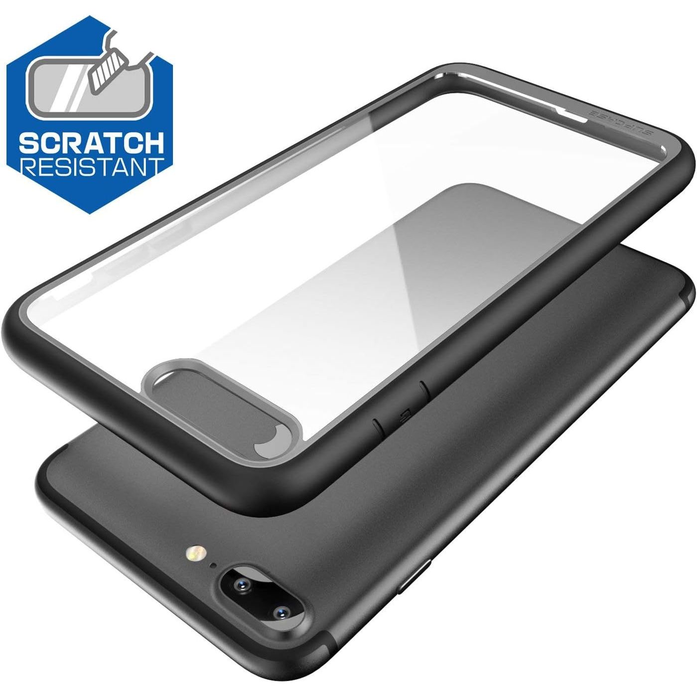 Buy now SUPCASE Unicorn Beetle Style Case Designed for iPhone 7 Plus, iPhone 8 Plus Case, Premium Hybrid Protective Clear Case for Apple iPhone 7 Plus 2016 / iPhone 8 Plus 2017 (Black) at indiglob india