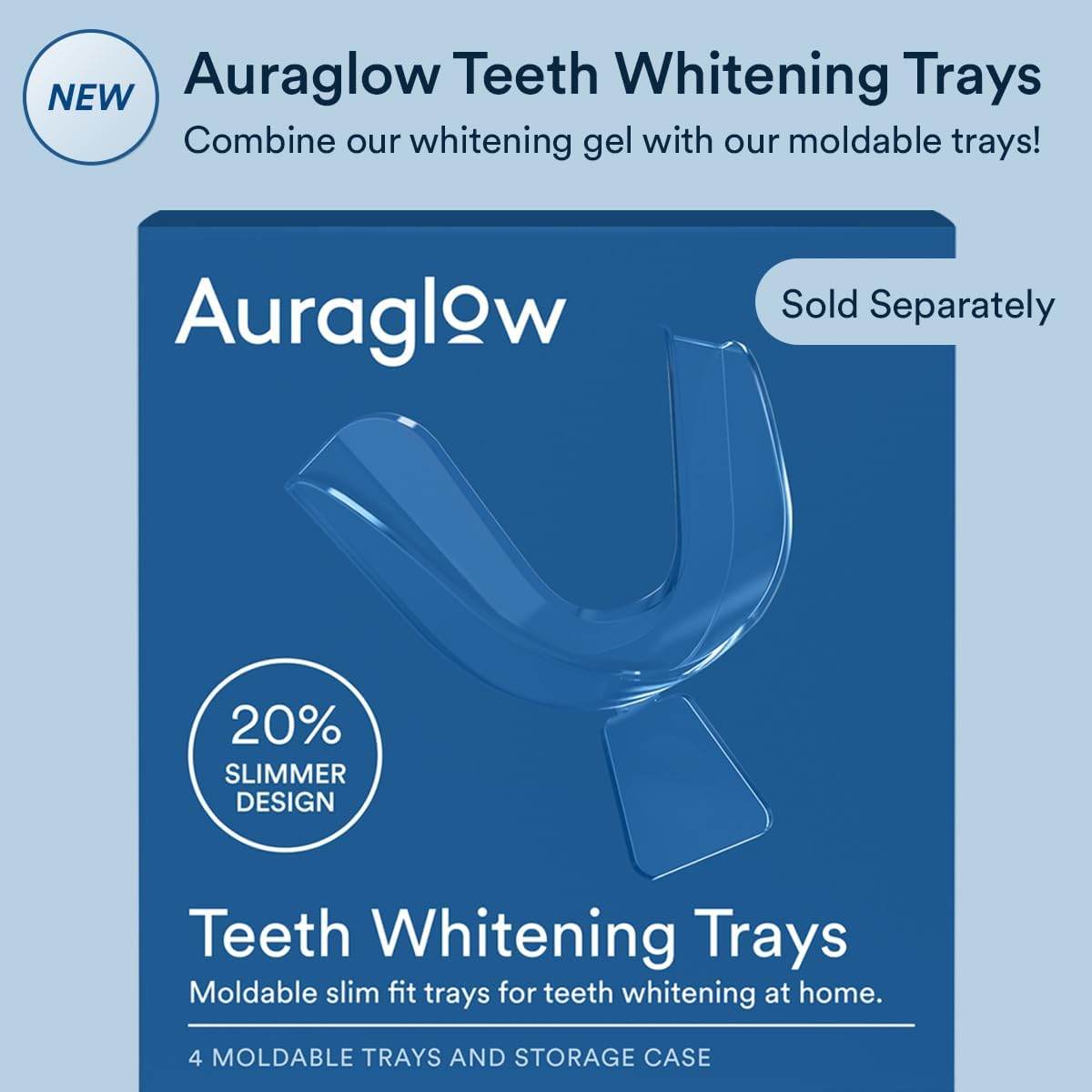 Auraglow 44% Teeth Whitening Gel Syringe Refill Pack, 44% Carbamide Peroxide, (3X) 5ml Syringes, 30 Whitening Treatments - My Store