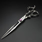 7" 7.5" 8"9" Professional Hairdressing Scissors Barber Salon Hair Cutting Dragon Shears (Large). (7 inch—A)