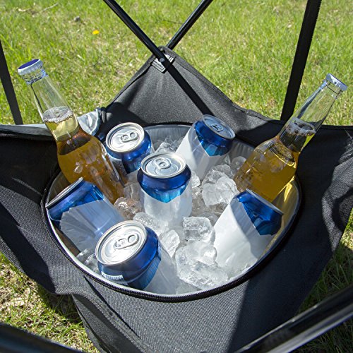 Buy now Camerons All-in-One Tailgating Table - Portable Folding Camping Table w Insulated Cooler, Food Basket & Travel Bag - Holiday Xmas Gift- Collapsible Picnic Table for Fall Football Games & Outdoor BBQs at indiglob india