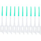 An-self 160PCS Interdental Brushes Ultra Tight Bristles Tooth Interdental Cleaners Silicone Toothpick Brush Disposable Teeth Soft Picks, Green