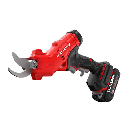 Buy now CRAFTSMAN 20V MAX Cordless Electric Pruner, Pruning Shears for Gardening, Battery & Charger Included, Electric Pruning Shears,Tree Pruners (CMCPR320C1) at indiglob india
