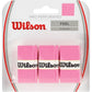 Wilson Profile Tennis Overgrip - 3 Pack, Pink