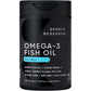 Sports Research Triple Strength Omega 3 Fish Oil - Burpless Fish Oil Supplement w/EPA & DHA Fatty Acids from Single-Source Wild Alaskan Pollock - 1250 mg, 180 ct