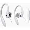 PHILIPS Over The Ear Sport Earbuds with Mic, Earphones for Sports, Running and Gym - White