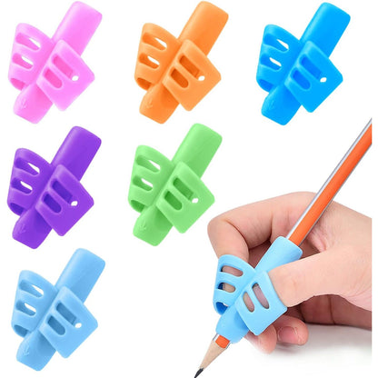 JuneLsy Pencil Grips for Kids Handwriting Pencil gripper Pencil Holder Posture Correction Training Writing AIDS for preschooler Kids toddler Children Special Needs (3 PCS)