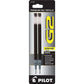 Pilot, G2 Gel Ink Refills, Extra Fine Point 0.5 mm, Black, Pack of 2
