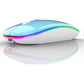PeiBO Bluetooth 5.2 Wireless Dual-Mode Mouse, Gray Black, 2022 Model