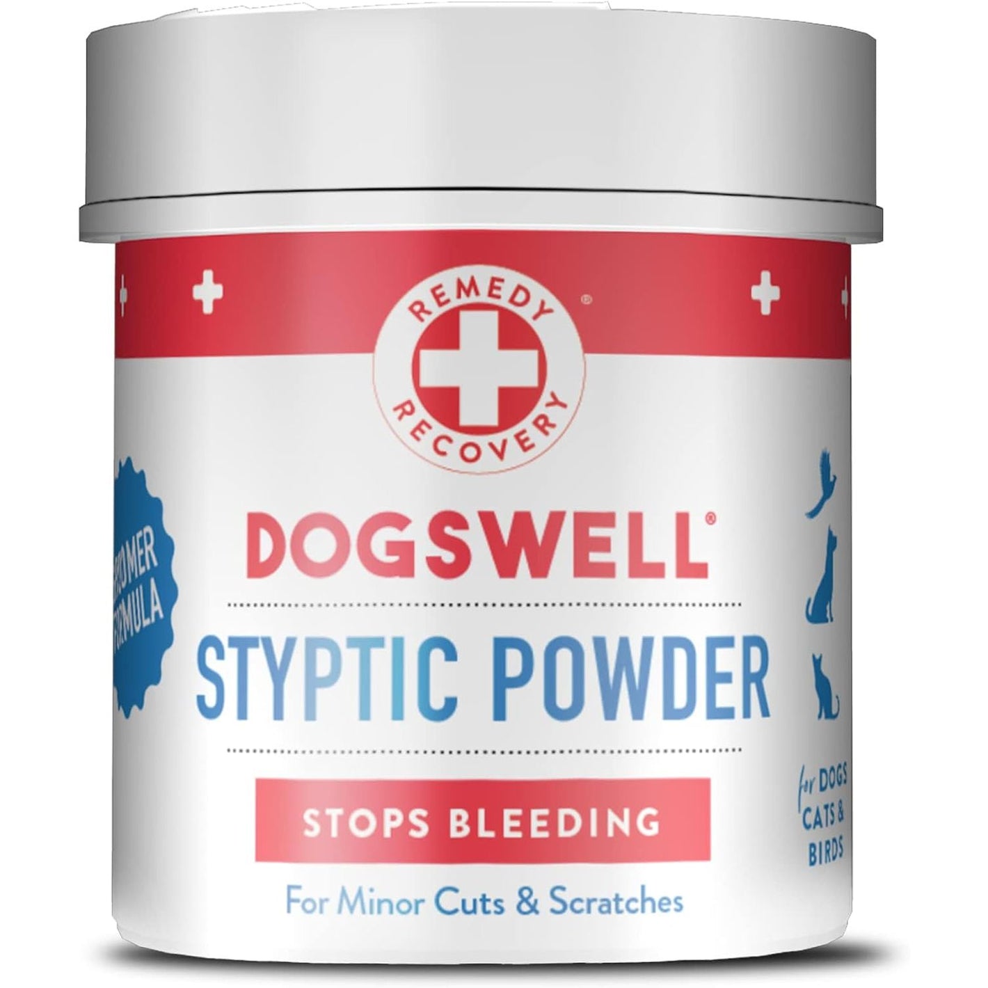 DOGSWELL Remedy Recovery Styptic Blood Stopper Powder for Dogs & Cats 1.5 oz. Container