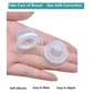 Nipplesuckers Silicone Nipple Corrector for Flat Inverted Nipples for Breastfeeding Mother or Women with Clear Case 1Pair