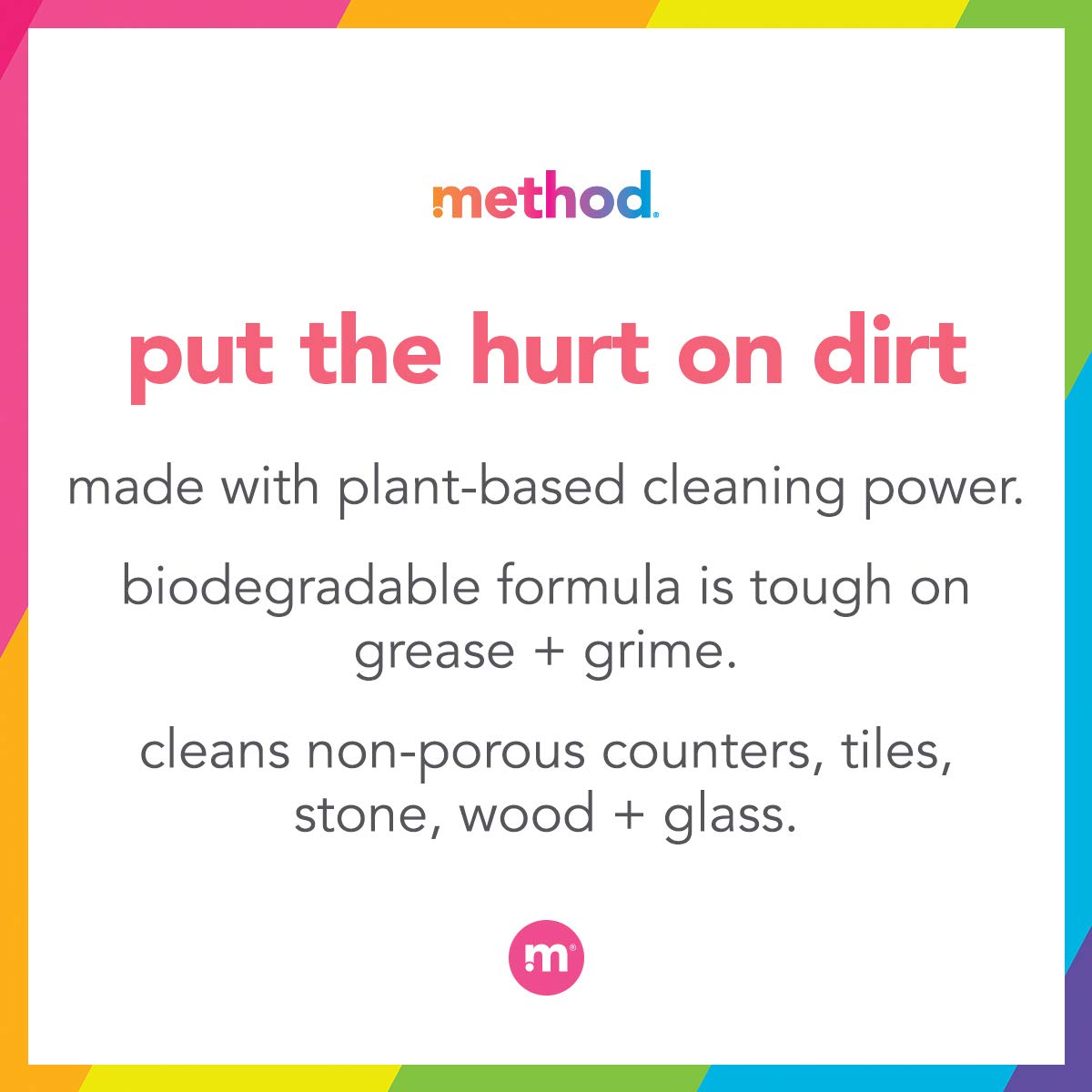 Buy now Method All-Purpose Cleaner, Pink Grapefruit, Perfect for Most Counters, Tiles, Stone, and More, 28 oz spray bottle at indiglob india