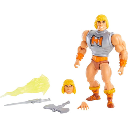 Mattel Masters of the Universe Origins Action Figure & Accessories Set, Battle Armor He-Man 5.5-inch Collectible Toy with Mini-Comic