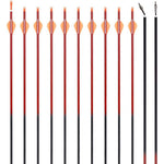 Archery 30Inch Carbon Arrow Practice Hunting Arrows with Removable Tips for Compound & Recurve Bow - My Store