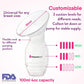 Buy now NatureBond Silicone Breast Pump with lid, Stopper, Strap, Pouch. Breastfeeding Essential Premium All in 1 Set. 3.4oz 100ml (Premium All-in-ONE) at indiglob india