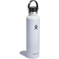 Hydro Flask Water Bottle - Insulated Stainless Steel - Non Spill, Leakproof in 24 Oz White