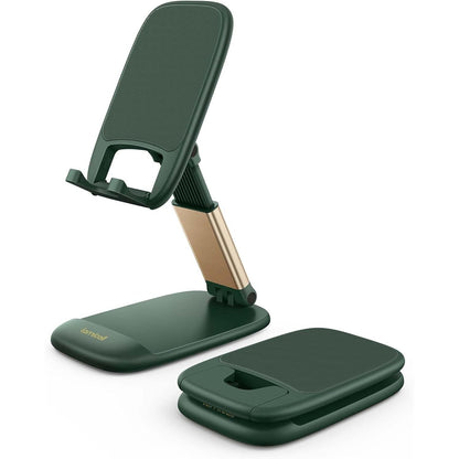 Lamicall Cell Phone Stand for Desk - [Height Adjustable] Foldable Mobile Phone Holder, Portable Stand for iPhone 17 16 15 14 13 12 11 Pro Max Plus Air, Galaxy S25 S24, Cellphones, Office Accessories