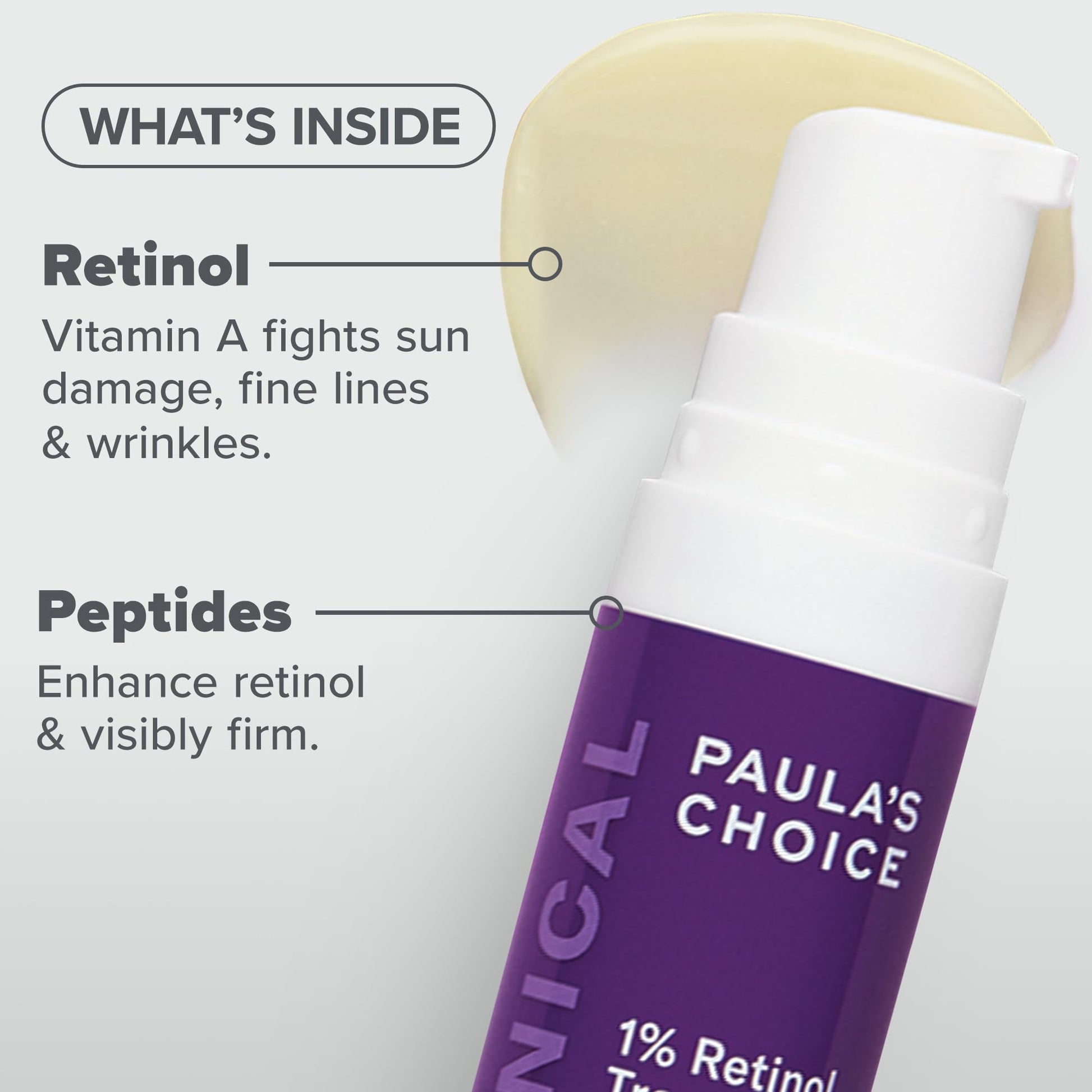 Buy now Paula's Choice CLINICAL 1% Retinol Face Treatment with Peptides, Vitamin C & Licorice Extract, Anti-Aging Skin Care Serum, Fine Lines & Wrinkles, Fragrance Free at indiglob india