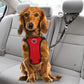 SlowTon Dog Seat Belt for Car, 2 Pack Dog Car Harness Seatbelt Adjustable with Elastic Bungee Buffer, 2 in 1 Pet Car Leash Headrest Restraint Dog Reflective Safety Tether (Black, Headrest+Clip)