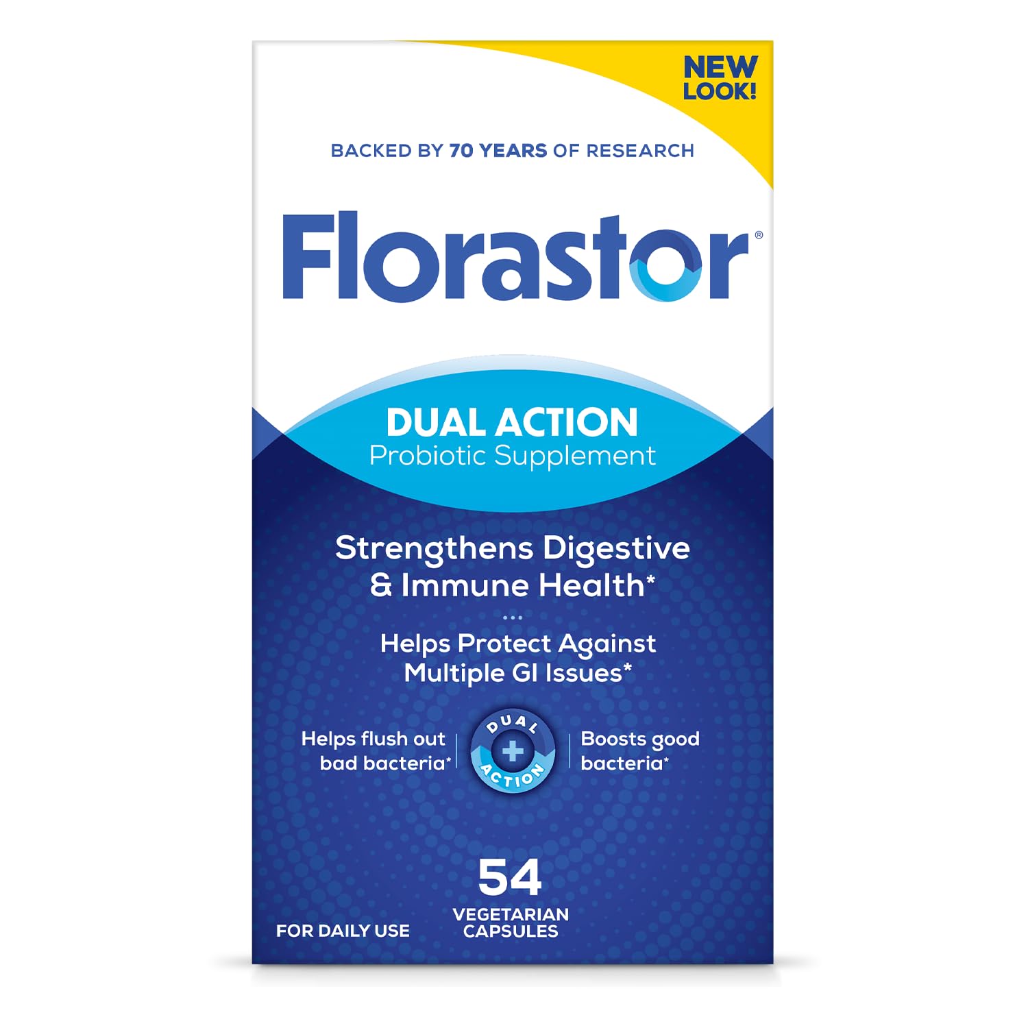 Buy now Florastor Probiotics for Digestive and Immune Health, 100 Capsules, Probiotics for Women & Men, Helps Flush Out Bad Bacteria, Boosts The Good with Our Unique Strain Saccharomyces Boulardii 54 Count (Pack of 1) at indiglob india