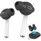AhaStyle 4 Pairs AirPods Ear Tips Silicone Earbuds Cover [Not Fit in The Charging Case] Compatible with Apple AirPods (2 Pair Large & 2 Pairs Small, White)