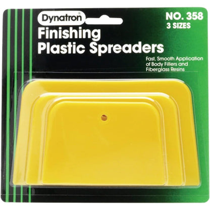 3M Dynatron, 358, 1 Pack of 3 Spreaders, 4”, 5” and 6”, Used for Spreading of Fillers, Caulks, Glazes and Putties