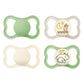 Buy now MAM Air Pacifier for Babies 6-16 Months, Extra Air Flow for Sensitive Skin, Glows in The Dark, Developed with Medical Experts, BPA-Free Skin Soft Silicone, 2 Count, with Sterilizer Case at indiglob india