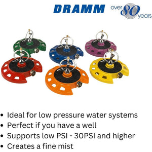Dramm 15075 ColorStorm Spinning Sprinkler, Blue