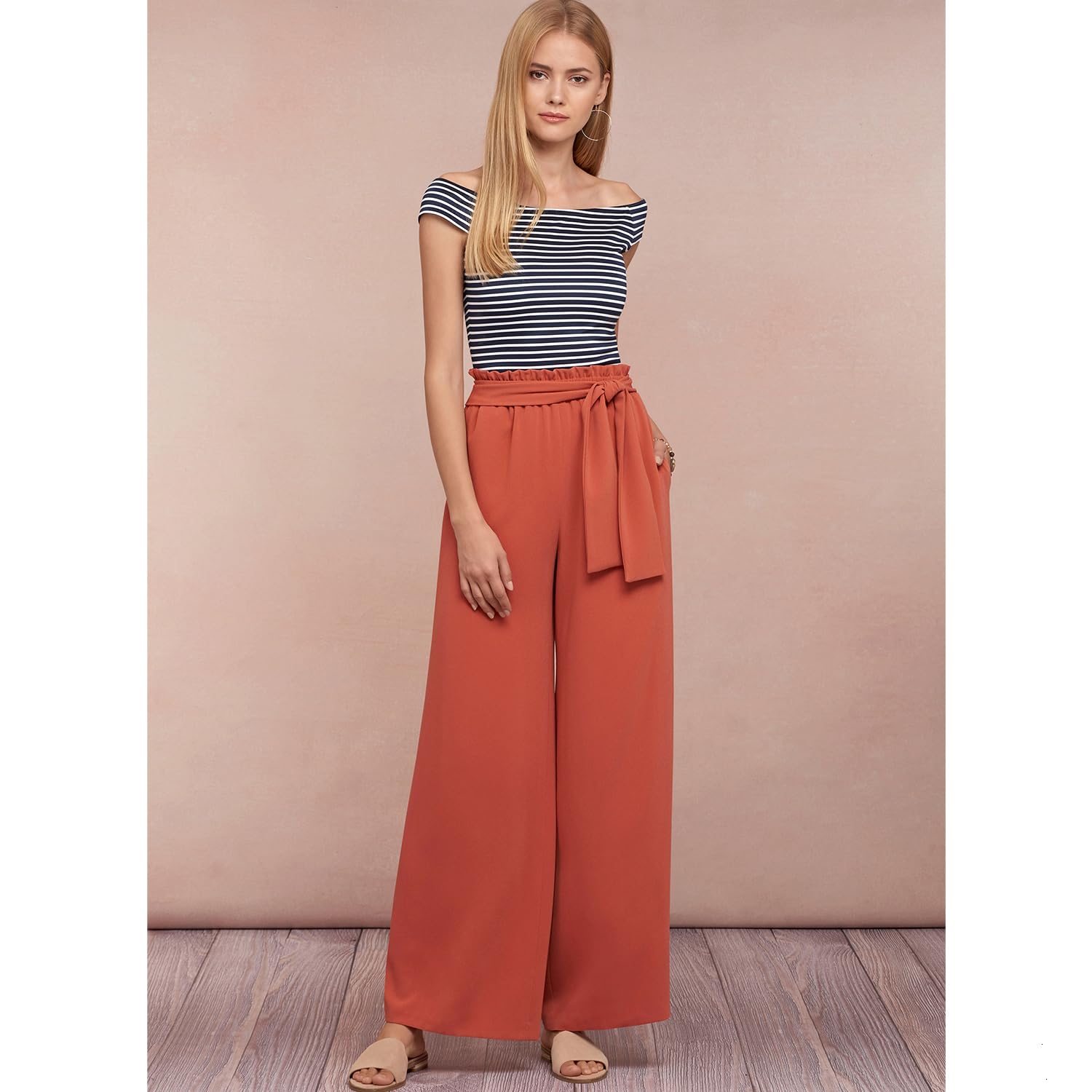 Buy now Simplicity US8605A Easy to Sew Women's Skirts and Loose Fitting Pants Sewing Patterns, Sizes 6-24 at indiglob india
