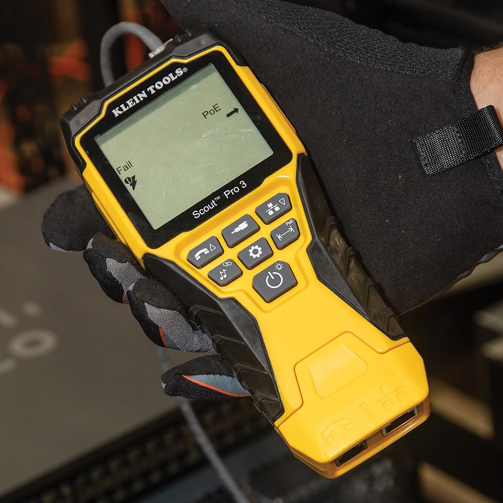Buy now Klein Tools VDV501-853 Coaxial Cable Tester, Scout Pro 3 with Test-n-Map Remote, Includes Remotes #2 - #6, Tests Voice, Data and Video Cable at indiglob india