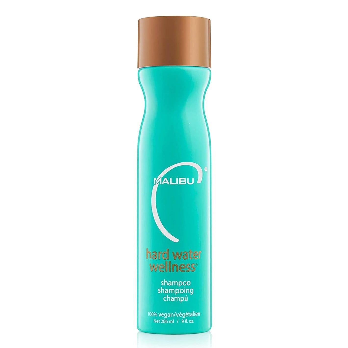 Malibu C Hard Water Wellness Shampoo - Hydrating, Sulfate-Free Hair Care for Hard Water - Removes Minerals and Buildup
