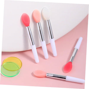 6pcs Silicone Lip Balm Applicator, Small Makeup Applicator for Lip, Lip Brush Applicator