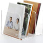 Buy now ROZO Magazine Holder, Clear Acrylic Desk File Organizer an Accessories, Office Organization and Storage 1 Pack (Clear 3V) at indiglob india