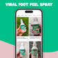 Buy now Freeman Flirty Feet Instant Foot Peeling Spray, Exfoliating Foot Mask For Summer, Moisturizing & Smooth Dry, Cracked Heels, Remove Dead Skin Quickly, Cruelty-Free & Vegan, 4 fl.oz./ 118 ml Bottle at indiglob india