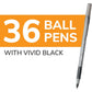 BIC Round Stic Grip Xtra Comfort Black Ballpoint Pens, Medium Point (1.2mm), 36-Count Pack, Perfect Writing Pens With Soft Grip for Superb Comfort and Control - My Store