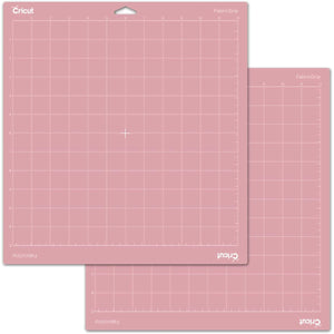 Cricut FabricGrip Adhesive Cutting Mat 12" x 12", High Density Fabric Craft Cutting Mat. Use For Explore/Maker, (2 CT)