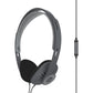 Koss KPH30iCL On-Ear Headphones, in-Line Microphone and Touch Remote Control, D-Profile Design, Wired with 3.5mm Plug (Clear)