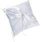 Lillian Rose White, Medium 7.5"" Vintage Jeweled Lace Wedding Ring Pillow, (RP385 W)